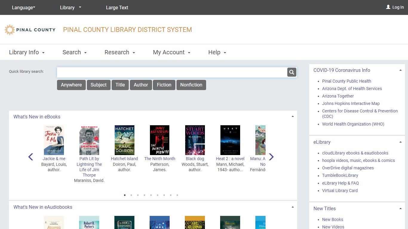 Pinal County Library District System
